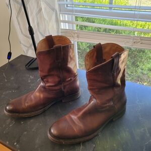 Frye  Vintage Leather Cowboy Boots